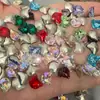 Cabeça de Gato Substituição K9 Multifacetada 6*10mm Fundo Pontiagudo Vidro Lote Inteiro de Enfeites de Diamante Brilhantes DIY Coração Diamante Grande para Nail Art