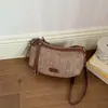 Bolsa Dumpling Simples e Moderna 2026 Verão Nova Moda Feminina para o Dia a Dia Transversal Casual Personalidade Bolsa de Ombro para Mulheres