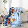 Colcha de verão infantil de algodão lavado colcha fresca de verão colcha fina para soneca de bebê jardim de infância desenho animado ar condicionado colcha de presente atacado