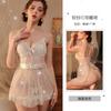 Mariposa Youmei celebridad de internet estilo deseo puro lencería sexy malla ajustada ultra delgada encaje sexy pijama femenino dulce femenino
