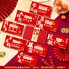 Sobre Rojo Hueco de Año Nuevo 2026 Festival de Primavera Divertido Bolso de Año Nuevo Personalizado Ritual Caja de Regalo de Sobre Rojo Año del Caballo