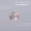 K9 Nuevo Super Flash Base Puntiaguda 7X8 Nido de Pájaro Mariposa Arte de Uñas Diamante Colorido Diamante de Forma Especial Montículo de Uñas Mariposa Joyería de Diamante