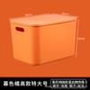 Caja de almacenamiento de artículos diversos de escritorio con tapa, a prueba de polvo, para el hogar
