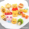 Acessórios de Cabelo da Série Poo, Sapatos Infantis, Capas para Celular, Acessórios de Resina, Cola Creme, Materiais de Decoração DIY do Ursinho Pooh de Desenho Animado