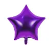 Comércio Exterior Balão de Filme de Alumínio 18 polegadas Estrela de Cinco Pontas Multicolorido Decoração de Festa de Aniversário Casamento Suprimentos Balão de Folha de Alumínio Atacado