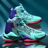 Zapatos de Baloncesto de Malla Nuevos de Verano para Hombres y Mujeres Estudiantes Cancha de Cemento Prácticos Tendencia Zapatos Deportivos Botas de Batalla de Caña Alta