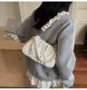 Bolso de Mujer de Nicho Estilo Francés 2025 Nuevo Bolso Plegado Versátil Bolso Cruzado con Cadena Bolso de Hombro de Moda