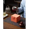 Caja de Embalaje Jian Zhan de Doce Compartimentos Taza Maestra Taza de Té de Porcelana Caja de Regalo Doce Tazas Caja de Brocado Cuatro Tazas Seis Tazas Cajas Vacías