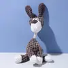 Brinquedo para cachorro transfronteiriço, durável e resistente a mordidas, pequeno elefante azul com som para cães, brinquedo para animais de estimação auto-entretenedor e aliviador de tédio, brinquedo para filhotes