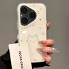 Adecuado para Funda de Teléfono Huawei Pura80, Protección Completa de Bordes, Dibujo Animado Simple Ultra Moda, Anticaídas, Líneas, Notas Musicales, Diseño de Gato