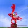 Escultura de Fênix em Aço Inoxidável para Exterior Grande Ornamentos de Paisagem Urbana Decoração de Praça Campus Escultura de Metal Personalização