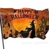 Tecido de fundo para Halloween 3x5 pés transfronteiriço, cortina de porta, capa de porta, tapeçaria, tecido para pendurar decoração de festa de feriado de quintal feito sob medida