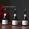 Agua burbujeante de champán suministros para escena de boda botella de vino de plástico jabón líquido auto-rellenable burbujas de boda