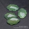 Brincos de grampo de cabelo antigos DIY com padrão de nuvem de ágata verde uva de 16x24 mm, todos os acessórios com quatro furos