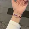 Fivela de Calcedônia Pulseira Trançada para Casal Pulseira Simples Temperamento Guofeng Estudante Melhor Amigo Pulseira Doce Presente