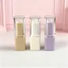 Fornecido Diretamente pelo Fabricante, Tubo de Batom Macaron, Material ABS, Tampa Transparente, Pode Ser Impresso com Logotipo, Material de Embalagem para Bastão de Contorno