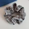 Goma para el pelo de encaje ondulado estilo coreano de doble capa para mujer, liga para coleta alta de primavera, accesorio para el pelo de alta gama para niñas