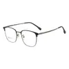 Nuevos y Elegantes Armazones para Gafas Estilo Ceja para Hombres, Gafas Danyang al por Mayor para Negocios, Armazones Grandes para Caras Grandes, Efecto Adelgazante, Se Pueden Montar Lentes Graduados