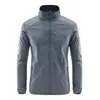 Verano cuello alto protección solar hombre delgado transpirable ropa para piel de mediana edad verano deportes ropa protección solar abrigo de hombre