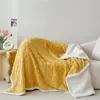 Amazon Comercio Exterior Transfronterizo Tafetán Compuesto Lana de Cordero Manta Doble Cara Manta Manta Otoño e Invierno Manta Cubierta de Doble Capa