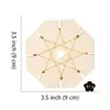 Venta Directa de Fábrica Tablero Redondo de Madera para Tejer Pulseras Tablero de Tejido Hecho a Mano Tablero Redondo para Tejer Pulseras Herramienta para Hacer Pulseras