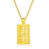 Shuibei Gold Tienda de Oro de China Colgante de Oro Puro 999 Collar de Hoja de Ginkgo de Oro Duro 3D Regalo de Salón de Belleza para Clientes