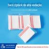 Saco auto-selante de PE saco de embalagem de vedação transparente saco compacto à prova d'água e de umidade embalagem de roupas saco plástico saco de osso atacado