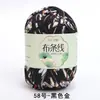 Línea de hilo de tela al por mayor de fábrica Hyun-A con gancho hecho a mano material DIY bolsa línea de tela de color al por mayor en stock