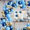 Arco de Globos de Aniversario Set de Globos Diseño de Escena Boda Fiesta de Cumpleaños Decoración Tienda Paquete de Cadena de Globos