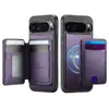 Adecuado para Google Pixel 11Proxl Funda de Teléfono con Ranura para Tarjeta, Google10 Soporte Magnético, Soporte para Tarjetas de Carga Inalámbrica