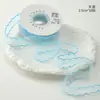 Novo Produto Shangjin Fita de Seda de Neve Flor Laço de Presente Renda Acabamento Fita de Gaze Fita para Buquê Fita Decorativa DIY