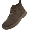 Zapatos de Cuero Ligeros con Cordones de Piel de Primera Capa para Hombre, Zapatos Casuales para Exteriores, Zapatos de Cuero de Moda con Suela Blanda para Hombre