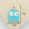 Accesorios de bricolaje, dibujos animados de cabeza redonda, animación, gota de aceite, aleación, funda para teléfono, pulsera, banda para el cabello, colgante, llavero.