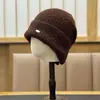 Gorro de Punto de Estilo Coreano para Otoño e Invierno, Nuevo, Sencillo, Retro, Versátil, para Mujer, Engrosado, Cálido, Moderno, Protección para Orejas, Gorro de Lana