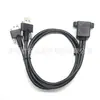 Cable de Datos Usb3.0 Dual Macho con Tornillo a Dual Usb3.0 Hembra con Tuerca para Panel Cable Usb3.0