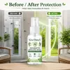 El Spray Repelente de Mosquitos a Base de Plantas KineShineX es adecuado para madres y bebés, se puede usar en interiores y exteriores, y es un spray repelente de insectos portátil de larga duración