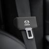 Adecuado para el enchufe del cinturón de seguridad de Mazda, hebilla del cinturón de seguridad, cubierta protectora antiarañazos, antidesgaste, anticortes, fila delantera y trasera, universal.