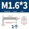Tornillos de Cabeza Plana Delgada niquelados, de Forma Delgada, de Borde Delgado, Cabeza Plana Grande, Cabeza Plana Negra, Tornillos Phillips, Cabeza Plana M2M3M4M5M6