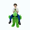 Disfraz Inflable Divertido de Horror para Caminar de Halloween Accesorios para Actuaciones Festivas Disfraz Capa Bicicleta Disfraz de Extraterrestre Pasarela