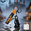 Chaveiro Figurine Caveira Ceifador Sinistro Estilo Sombrio Par de Casal Pingente Decoração de Feriado Pequeno Presente Atacado