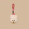 Llavero de Muñeco de Comida Divertido Colgante de Peluche Muñeco de Planta Hamburguesa Papas Fritas Muñeco de Queso Colgante Galleta