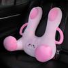 Almohada de Coche de Animales de Dibujos Animados Súper Suave con Expresión Almohada Anti-Estrangulamiento para Dormir en Larga Distancia Cojín Cojín Cojín Lumbar Cojín