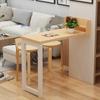Mostrador de Barra Pequeño Plegable para Apartamento Mostrador de Barra Montado en la Pared Mesa Montada en la Pared Partición de Sala de Estar Mesa y Sillas de Barra Contra la Pared Mesa Alta de Patas Simples