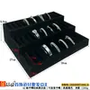 Suporte de Exibição de Anéis Trapezoidal de 60 Posições Transmissão Ao Vivo Grande Capacidade Suporte para Pulseira de Pulso Balcão Degrau Bandeja de Visualização de Jadeite Esmeralda