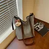 Bolso tejido para mujer 2026 nuevo diseño de nicho bolso de hombro de gran capacidad para mujer moda de moda bolso de mano de paja retro