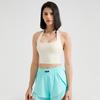 Novo Esportivo Europeu e Americano Transfronteiriço Sexy Halterneck Feminino Push-Up Corrida Fitness Sutiã Roupa Exterior Cintura Colete de Yoga