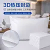 Fundas de almohada desechables engrosadas, juego de dos, resistentes a la suciedad y transpirables, para hoteles y salones de belleza, hechas de tela no tejida
