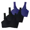 Ropa Interior Sin Costuras de Seda de Hielo para Mujer, Talla Grande, Sin Aros, Chaleco Deportivo para Mujer, Transpirable, Hermoso Espalda, Sujetador Fino Cómodo