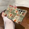 Capa de celular AliExpress mais vendida estilo patchwork xadrez floral coração Galáxia S26, capa rígida estilo artístico S25+