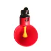 Bebedero para Codornices y Palomas Rojo Bebedero de Agua para Pollos Tipo Exportación Bebedero Automático para Pollos Fuente de Agua de Tres Vías para Pollos